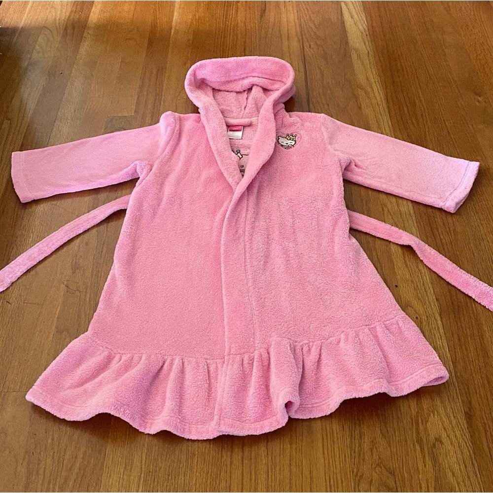 Macy’s Hello Kitty Princess Hooded Robe - Picture 2 of 8